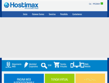 Tablet Screenshot of hostimax.com